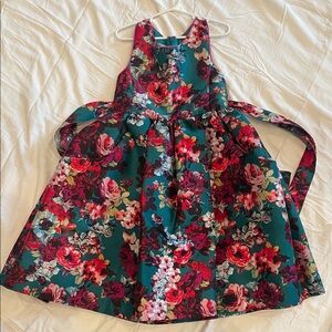 Pippa & Julie Teal and Pink Floral Dress